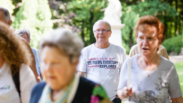 Patienten bereiten sich aufs Lauftraining vor