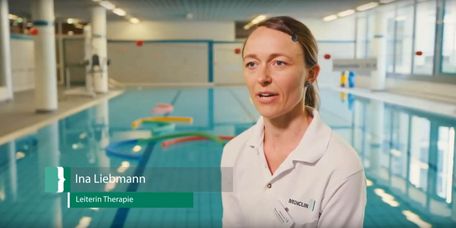 Interview Liebmann zum Thema Wassergymnastik