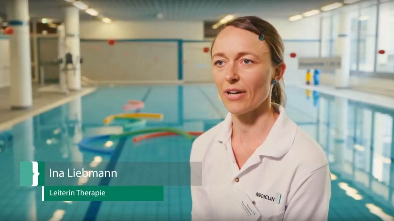 Interview Liebmann zum Thema Wassergymnastik