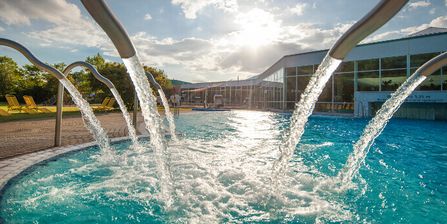 Außenbecken im Heide Spa in Bad Düben