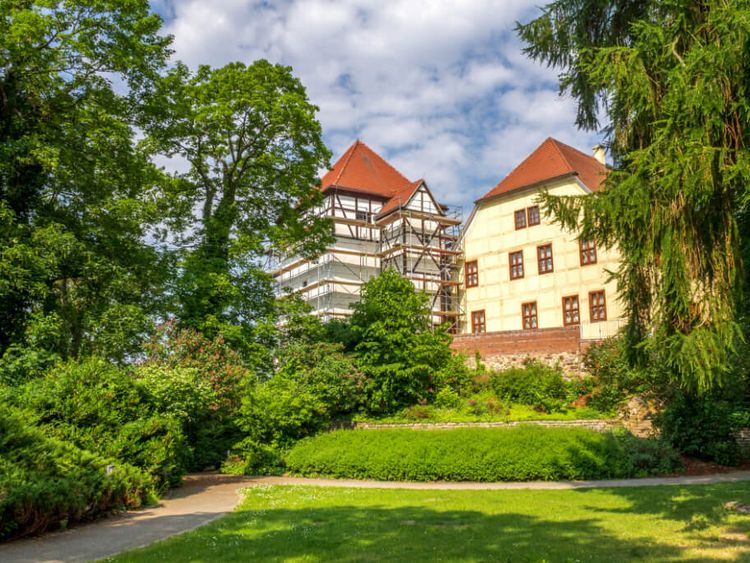 Außenansicht der Bad Dübener Burg